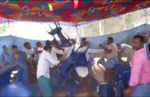 ಹಾಡ್ಯ ಗ್ರಾಪಂ ಸಭೆಯಲ್ಲಿ ಬಿಜೆಪಿ-ಕಾಂಗ್ರೆಸ್ ಮುಖಂಡರ ನಡುವೆ ಮಾರಾಮಾರಿ: ಇಬ್ಬರಿಗೆ ಗಾಯ