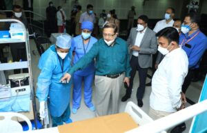 ವಿಕ್ಟೊರಿಯಾ ಆಸ್ಪತ್ರೆಗೆ ಸಚಿವ ಸುಧಾಕರ್ ಭೇಟಿ, ಸಿದ್ಧತೆ ಪರಿಶೀಲನೆ