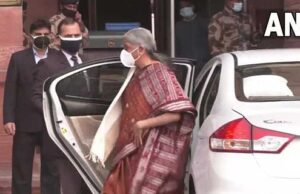 ಹಣಕಾಸು ಸಚಿವಾಲಯಕ್ಕೆ ಆಗಮಿಸಿದ ವಿತ್ತ ಸಚಿವೆ ನಿರ್ಮಲ ಸೀತಾರಾಮನ್ : ಕೆಲವೇ ಕ್ಷಣಗಳಲ್ಲಿ ಬಜೆಟ್ ಮಂಡನೆ