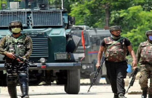 ಸೇನಾ ವಾಹನದ ಮೇಲೆ ಗುಂಡಿನ ದಾಳಿ: ಮುಂದುವರೆದ ಶೋಧ ಕಾರ್ಯ