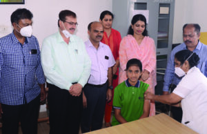 12 ರಿಂದ 14 ವರ್ಷದ ಮಕ್ಕಳಿಗೆ ಕಾರ್ಬಿವ್ಯಾಕ್ಸ್ ಲಸಿಕೆ ಅಭಿಯಾನಕ್ಕೆ ಜಿಲ್ಲಾಧಿಕಾರಿ ಚಾಲನೆ