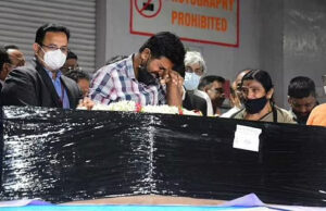 ಹುಟ್ಟೂರು ಚಳಗೇರಿ ತಲುಪಿದ ನವೀನ್ ಮೃತದೇಹ