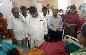 ಮನೆ ಮಹಡಿ ಕುಸಿತ ಪ್ರಕರಣ: ಗಾಯಾಳುಗಳ ಯೋಗಕ್ಷೇಮ ವಿಚಾರಿಸಿದ ಸಚಿವ ಕೆ.ಗೋಪಾಲಯ್ಯ