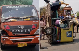 ಭೀಕರ ಅಪಘಾತ: ಮೂವರ ಸಾವು, ಆರು ಮಂದಿಗೆ ಗಂಭೀರ ಗಾಯ