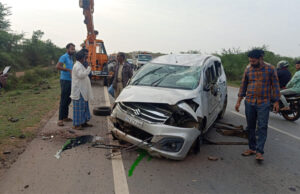 ಅಧಿಕಾರವಹಿಸಿಕೊಳ್ಳಲು ವಿಜಯಪುರಕ್ಕೆ ಸಾಗುತ್ತಿದ್ದ ಜಿಲ್ಲಾಧಿಕಾರಿ ಕಾರು ಅಪಘಾತ