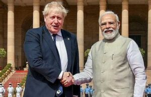 ವರ್ಷಾಂತ್ಯದೊಳಗೆ ಮಹತ್ವಾಕಾಂಕ್ಷೆಯ ಮುಕ್ತ ವ್ಯಾಪಾರ ಒಪ್ಪಂದ ಪೂರ್ಣಗೊಳಿಸಲು ಬೋರಿಸ್ ಜಾನ್ಸನ್-ನರೇಂದ್ರ ಮೋದಿಪ್ರತಿಜ್ಞೆ