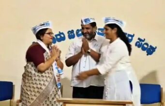 ಆಪ್ ಸೇರ್ಪಡೆಗೊಂಡ ಧರಂಸಿಂಗ್ ಮೊಮ್ಮಗಳು