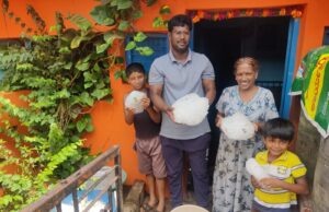 ಮಡಿಕೇರಿ: ಆಲಿಕಲ್ಲು ಮಳೆಯಿಂದ ಮನೆ ಹೆಂಚುಗಳಿಗೆ ಹಾನಿ