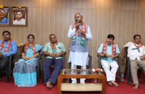 ದಕ್ಷಿಣ ಪದವೀಧರ ಕ್ಷೇತ್ರದ ಚುನಾವಣೆ: ಕೆ.ಆರ್.ಕ್ಷೇತ್ರದ ಬಿಜೆಪಿ ಕಚೇರಿಯಲ್ಲಿ ಸಭೆ