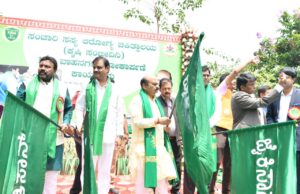 100 ಕೃಷಿ ಸಂಜೀವಿನಿಯ ವಾಹನಗಳಿಗೆ ಸಿಎಂ ಬೊಮ್ಮಾಯಿ ಚಾಲನೆ