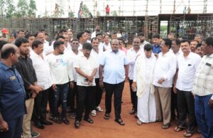 ನೆಲಮಂಗಲ ಬಳಿ ಬೃಹತ್ ಸಮಾವೇಶ: ಸಿದ್ಧತೆ ಪರಿಶೀಲಿಸಿದ ಮಾಜಿ ಸಿಎಂ ಹೆಚ್.ಡಿ.ಕುಮಾರಸ್ವಾಮಿ