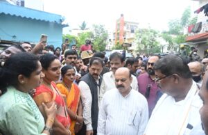 ಬೆಂಗಳೂರಿನಲ್ಲಿ ಸಿಎಂ ಬೊಮ್ಮಾಯಿ ಸಿಟಿ ರೌಂಡ್ಸ್: ಮಳೆ ಹಾನಿ ಪ್ರದೇಶಗಳ ವೀಕ್ಷಣೆ