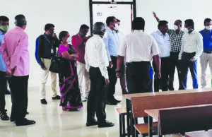 ದಕ್ಷಿಣ ಪದವೀಧರರ ಕ್ಷೇತ್ರದ ಚುನಾವಣೆ: ಮತ ಎಣಿಕೆ ಕೇಂದ್ರದ ಪರಿಶೀಲನೆ