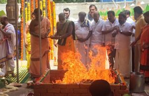 ಜೆಡಿಎಸ್ ಜನತಾ ಜಲಧಾರೆಯ ಪ್ರಮುಖ ಘಟ್ಟ: ಜೆಪಿ ಭವನದಲ್ಲಿ ಗಂಗಾ ಮಾತೆಯ ಬ್ರಹ್ಮ ಕಳಸ ಪ್ರತಿಷ್ಠಾಪನೆ