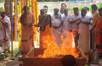 ಜೆಡಿಎಸ್ ಜನತಾ ಜಲಧಾರೆಯ ಪ್ರಮುಖ ಘಟ್ಟ: ಜೆಪಿ ಭವನದಲ್ಲಿ ಗಂಗಾ ಮಾತೆಯ ಬ್ರಹ್ಮ ಕಳಸ ಪ್ರತಿಷ್ಠಾಪನೆ