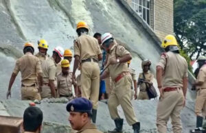 ಮಾರ್ಥಾಸ್ ಖಾಸಗಿ ಆಸ್ಪತ್ರೆ ಮೇಲ್ಚಾವಣಿ ಕುಸಿತ: ಅವಶೇಷದಡಿ ನಾಲ್ವರು ಕಾರ್ಮಿಕರು, ಇಬ್ಬರ ರಕ್ಷಣೆ