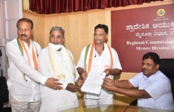 ದಕ್ಷಿಣ ಪದವೀಧರರ ಕ್ಷೇತ್ರದ ಚುನಾವಣೆ: ಕಾಂಗ್ರೆಸ್ ಅಭ್ಯರ್ಥಿ ಮಧು ಜಿ.ಮಾದೇಗೌಡ ನಾಮಪತ್ರ ಸಲ್ಲಿಕೆ