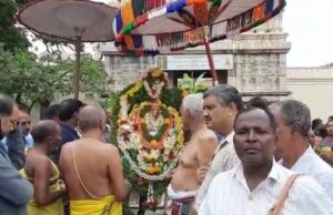 ಮೈಸೂರು ಅರಮನೆ ಆವರಣದಲ್ಲಿ ಶ್ರೀಲಕ್ಷ್ಮೀ ರಮಣಸ್ವಾಮಿ ಬ್ರಹ್ಮರಥೋತ್ಸವ