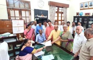 ರಾಜ್ಯಸಭೆ ಚುನಾವಣೆ: ಬಿಜೆಪಿ ಅಭ್ಯರ್ಥಿ ನಿರ್ಮಲಾ ಸೀತಾರಾಮನ್ ನಾಮಪತ್ರ ಸಲ್ಲಿಕೆ