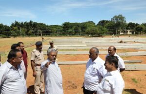 ನಗರಕ್ಕೆ ಪ್ರಧಾನಿ ಆಗಮನ: ಸಚಿವ ಎಸ್.ಟಿ.ಸೋಮಶೇಖರ್ ಅವರಿಂದ ಸ್ಥಳ ಪರಿಶೀಲನೆ