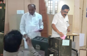 ದಕ್ಷಿಣ ಪದವೀಧರರ ಚುನಾವಣೆ: ಚಾಮರಾಜನಗರದ ಎಲ್ಲಾ ಶಾಸಕರಿಂದ ಮತದಾನ