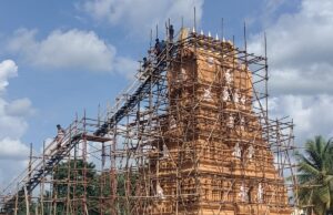 ಶ್ರೀ ಚಾಮರಾಜೇಶ್ವರಸ್ವಾಮಿ ದೇವಸ್ಥಾನದ ಕುಂಭಾಭಿಷೇಕ ಮಹೋತ್ಸವಕ್ಕೆ ಭರದ ಸಿದ್ದತೆ