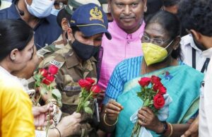 ರಾಷ್ಟ್ರಪತಿ ಚುನಾವಣೆ: ಎನ್ಡಿಎ ಅಭ್ಯರ್ಥಿ ದ್ರೌಪದಿ ಮುರ್ಮು ನಾಮಪತ್ರ ಸಲ್ಲಿಕೆ