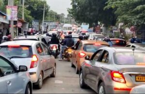 ನಂದಿ ಗಿರಿಧಾಮದಲ್ಲಿ ಸಂಚಾರ ದಟ್ಟಣೆ