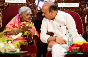 ಸಾಲುಮರದ ತಿಮ್ಮಕ್ಕ ಅವರಿಗೆ ಪರಿಸರ ರಾಯಭಾರಿ ಗೌರವ