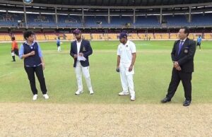 ಮುಂಬೈ-ಮಧ್ಯ ಪ್ರದೇಶ ತಂಡಗಳ ನಡುವೆ ರಣಜಿ ಫೈನಲ್ ಪಂದ್ಯ