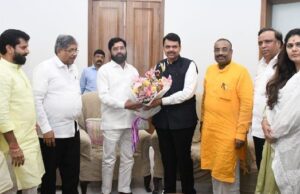 ಮಹಾರಾಷ್ಟ್ರದ ಮುಂದಿನ ಮುಖ್ಯಮಂತ್ರಿಯಾಗಿ ಏಕನಾಥ್ ಶಿಂಧೆ ಪ್ರಮಾಣ ವಚನ ಸ್ವೀಕಾರ