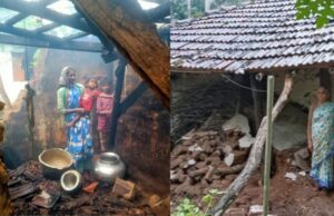 ನಿರಂತರ ಮಳೆ: ಮನೆ ಮೇಲ್ಛಾವಣಿ, ಗೋಡೆ ಕುಸಿತ