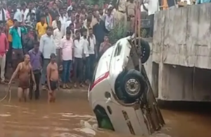 ಚಾಲಕನ ನಿಯಂತ್ರಣ ತಪ್ಪಿ ಕಾಲುವೆಗೆ ಬಿದ್ದ ಕಾರು: ಇಬ್ಬರ ಸಾವು