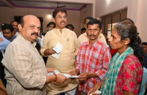 ಕೊಡಗಿನ ಮಳೆ ಪೀಡಿತ ಪ್ರದೇಶಗಳಿಗೆ ಭೇಟಿ ನೀಡಿ ಪರಿಶೀಲಿಸಿದ ಸಿಎಂ ಬೊಮ್ಮಾಯಿ