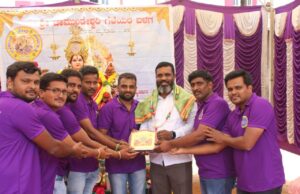 ಸವಾಲ್ ಪತ್ರಿಕೆ ಮತ್ತು ಟಿವಿಯ ಪ್ರಧಾನ ಸಂಪಾದಕ ಪ್ರದೀಪ್ ಅವರಿಗೆ ಸನ್ಮಾನ