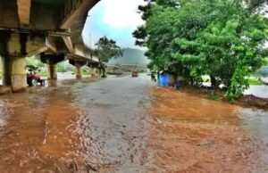 ಭಾಗಮಂಡಲದ ತ್ರಿವೇಣಿ ಸಂಗಮ ಭರ್ತಿ: ಪ್ರವಾಸಿಗರ ಪರದಾಟ