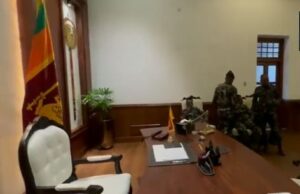 ಶ್ರೀಲಂಕಾ ಪ್ರಧಾನಿ ಕುರ್ಚಿ ಕಾಯುತ್ತಿರುವ ಮಿಲಿಟರಿ