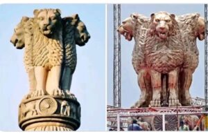 ವಿವಾದ ಸೃಷ್ಟಿಸಿದ ಹೊಸ ರಾಷ್ಟ್ರ ಲಾಂಛನ: ಬಿಜೆಪಿ ಹೇಳಿದ್ದೇನು?