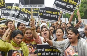 ಇಡಿ ಯಿಂದ ಸೋನಿಯಾ ಗಾಂಧಿ ವಿಚಾರಣೆ: ಕಾಂಗ್ರೆಸ್ ನಿಂದ ಬೃಹತ್ ಪ್ರತಿಭಟನೆ