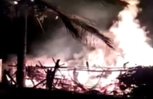 ದನದ ಕೊಟ್ಟಿಗೆಗೆ ಆಕಸ್ಮಿಕ ಬೆಂಕಿ: ಮೂರು ಹಸುಗಳ ಸಜೀವ ದಹನ