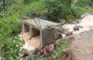 ಶಿಥಿಲಾವಸ್ಥೆ ಯಲ್ಲಿ ಸೇತುವೆ: ಜೀವ ಭಯದಲ್ಲೇ ಜನರ ಸಂಚಾರ