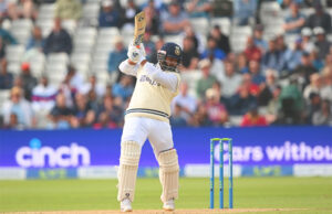 ಇಂಗ್ಲೆಂಡ್ ವಿರುದ್ಧದ ಟೆಸ್ಟ್ ಪಂದ್ಯ: ಗೆಲುವಿಗೆ 378 ರನ್ಗಳ ಸವಾಲಿನ ಗುರಿ ನೀಡಿದ ಭಾರತ