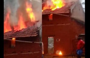 ತಂಬಾಕು ಹದಗೊಳಿಸುವ ಬ್ಯಾರನ್ ಗೆ ಬೆಂಕಿ: 6 ಲಕ್ಷ ರೂ.ನಷ್ಟ