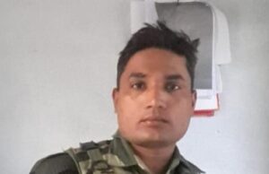 ಬೆಳಗಾವಿ: ಯೋಧನ ಪಾರ್ಥಿವ ಶರೀರಕ್ಕೆ ಗೌರವ ಸಲ್ಲಿಕೆ