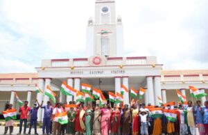 ನೈಋತ್ಯ ರೈಲ್ವೆಯ ಮೈಸೂರು ವಿಭಾಗದಿಂದ ‘ಹರ್ ಘರ್ ತಿರಂಗ’ ಅಭಿಯಾನ