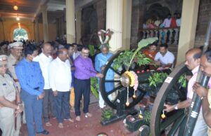 ದಸರಾ: ಫಿರಂಗಿ ಗಾಡಿಗಳಿಗೆ ಪೂಜೆ