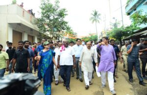 ರಾಮನಗರ: ಪ್ರವಾಹ ಪೀಡಿತ ಸ್ಥಳಗಳಿಗೆ ಸಿಎಂ ಬೊಮ್ಮಾಯಿ ಭೇಟಿ