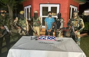 ಜಮ್ಮು-ಕಾಶ್ಮೀರ: ಎಲ್ಇಟಿ ಉಗ್ರನ ಬಂಧನ