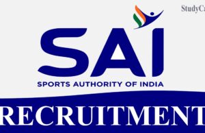 ಭಾರತೀಯ ಕ್ರೀಡಾ ಪ್ರಾಧಿಕಾರದಲ್ಲಿ ನೇಮಕಾತಿ; ಇಂದೇ ಅರ್ಜಿ ಸಲ್ಲಿಸಿ