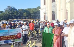 ದಸರಾ: ಪಾರಂಪರಿಕ ಸೈಕಲ್ ಸವಾರಿಗೆ ಚಾಲನೆ